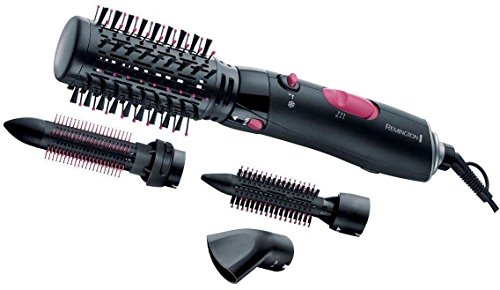 Remington AS7051 Volume & Curl - Moldeador de aire, dos ajustes de temperatura/velocidades, cuatro accesorios