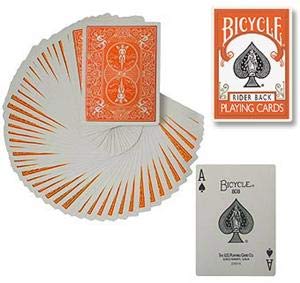 Jeu Bicycle à dos Orange (US Playing Card Company)