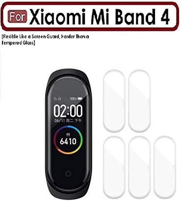ALI CREATION Screen Scratch Guard Protector Film for Xiaomi Mi Band 4 - Pack of 5