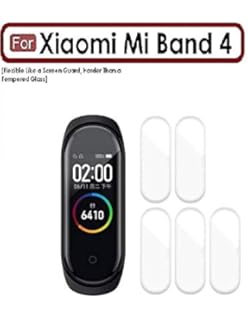 ALI CREATION Screen Scratch Guard Protector Film for Xiaomi Mi Band 4 - Pack of 5