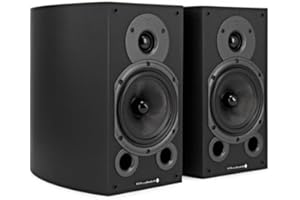 Wharfedale Diamond 9.1 Bookshelf Passive Speakers 100W - Carbon Fibre (Pair)