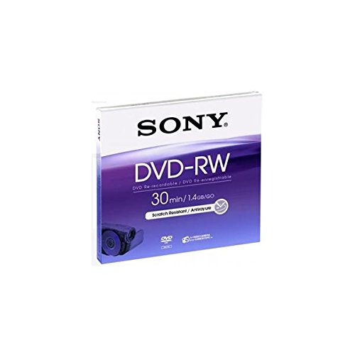 SONY DVD-RW, 1,4 GB, 8cm 30min Pack 5, handycam Mini DVD, DVD-RW, 1,4 GB, 30 min