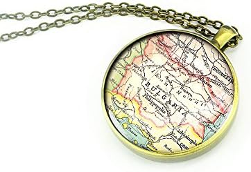 1913 Bulgaria chain necklace silver jewellery love gift for her