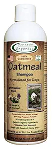 Mad About Organics All Natural Dog Puppy Oatmeal Anti-Itch Shampoo Concentrate 16oz