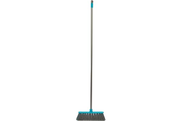 Presto Mark Push Plastic Broom, Ideal for Wet & Dry Surface Floor Cleaning (Turkish Green)