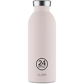 24Bottles Clima İ&ccedil;ecek Şişesi 500 ml G&uuml;nl&uuml;k kullanım Pembe Paslanmaz &ccedil;elik
