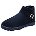 Produktbild Schnürer Sunnyadrain Herren Flock Wild Martin Leinwand Wander Knöchel Pure Farbe Casual Sneakers Herbst Winter AtmungsAktive Bequeme Loafers Footträgt