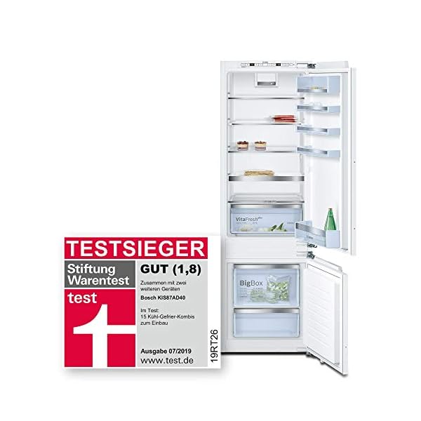 Bosch KIS87AD40 Serie 6 Kühl-Gefrier-Kombination / A+++ / 177,20 cm Höhe / 149 kWh/Jahr / 208 L Kühlteil / 61 L Gefrierteil / LED-Beleuchtung