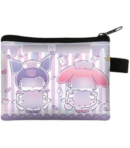 Porte-monnaie Enfant Dokeno - Lot De 4 Sacs à Monnaie Cartoon Avec Fermeture