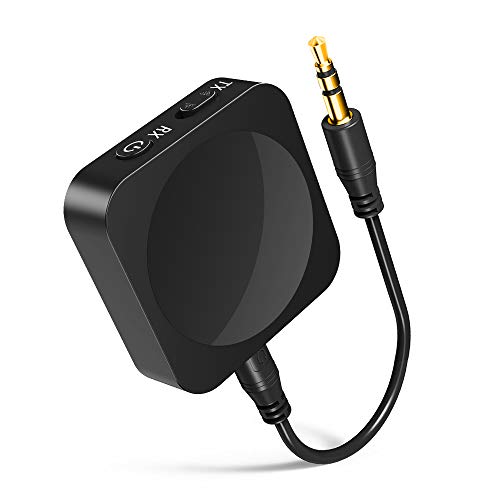 Transmisor Bluetooth 4.2 Receptor Bluetooth con cable RCA de 3.5 mm Adaptador Bluetooth para TV, PC, auriculares, parlantes, sistema estéreo para el hogar / automóvil