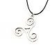 Produktbild Halskette Jugendliche Wolf Spirale Triskelion von Derek Hale – Scott, Erika, Isaac, Boyd und Jackson – Silvery Iron High Quality
