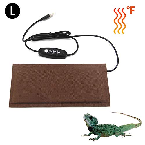 Preisvergleich Produktbild Schildeng Reptilien-Heizkissen Temperaturregelung Haustier-Wärmestück Eidechsen-Hamster Zertrümmerndes Urin-Kratz-Pflegedecke USB-Reptilien-Heizkissen