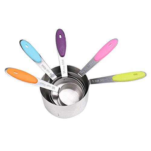 10-teiliges set Messbecher Messlöffel Edelstahl Measure Dry And Liquid Ingredients - 5