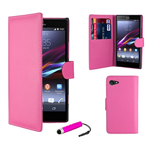 32nd Funda Flip Carcasa de Piel Tipo Billetera para Sony Xperia Z3 Mini con Tapa y Cierre Magn tico y Tarjetero - Rosa 32nd Funda Flip Carcasa de Piel Tipo Billetera para Sony Xperia Z3 Mini con Tapa y Cierre Magn tico y Tarjetero - Rosa