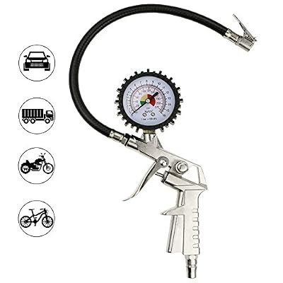 Buluri pression de pneu Gaug Heavy Duty pression d'air Manomètre Meilleur pour voiture et moto