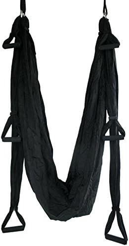 WENBIAOXUE WENBIAOXUEInversed Anti-gravity Aerial Yoga Hammock for Indoor Exercise, 250*150cm, black