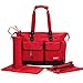 Damero Eco Friendly Material Unisex Diaper Changing Bag (Red)