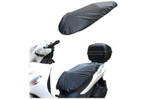 EMMEA TELO COPRISELLA MOTO SCOOTER COMPATIBILE CON HONDA SH 300 I COPRI SELLA IMPERMEABILE UNIVERSALE COVER COPERTURA SELLA ELASTICO