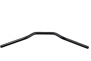 BNINETEENTEAM Motorrad-Lenker, 22 Mm Stahl-Motorrad-Tracker-Lenker-Drag-Bar-Ersatzteil (Schwarz)