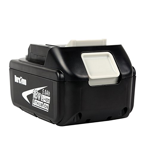 DeroTeno 18V 5.0AH Lithium-Ion Werkzeugakkus für Makita BL1850 BL1840 BL1830 LXT-400 194204-5 - 4