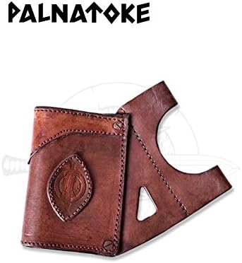 Easy Sword Belt Attachment Made from Leather Belt Holder/Sword Holder Medieval LARP Various Finishes Available, brown, Linkshänder