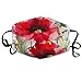 Produktbild Fashion Outdoor Mouth Mask with Design, Reusable Half Face Mask Anti-dust Mask, Stylish Mask Reusable Anti Dust Face Mouth Cover Dreamy Poppies Mask Warm Windproof