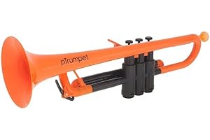 pTrumpet 700632 Trompete mit Tasche und Mundstück orange