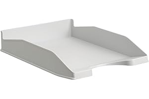 Archivo 2000 742GS - Bandeja apilable organizadora para documentos en formato A4 y folio, color gris