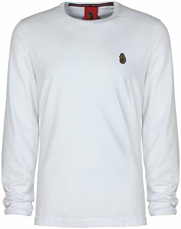 Luke 1977 Mens Middle Wickets Classic T-Shirt (L, white)