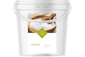 100years GmbH - Natron 5000g (5 Kg) - Natriumhydrogencarbonat (E500ii) in pharmazeutischer Qualität - abgefüllt in Deutschland - ohne Gentechnik