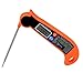 Produktbild Honor-Y Digital Küchenthermometer, Digital Fleisch Thermometer Ofenthermometer mit magnetischer Befestigung großem LED -Display, 304 Edelstahl-Sonde für für Küche, Grill, Süßigkeiten (Orange)