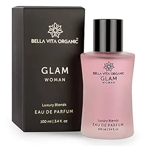 Bella Vita Organic Glam Perfume for Women Fresh and Romantic, 100 ml