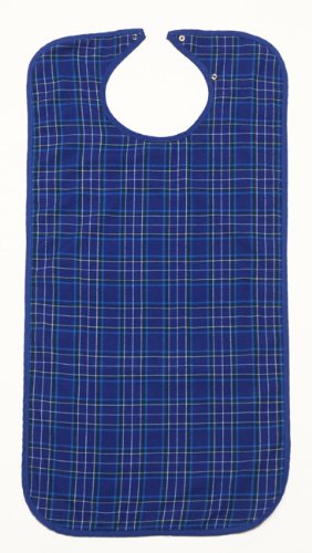 NRS Healthcare Clothing Protector/Bib Long Length - Blue