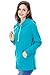 Bearsland Women's Winter Sporty Hoodie Breastfeeding Nursing Top Blue UK Size 10-12