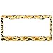Produktbild Barnettplate frames Autokennzeichenrahmen, verchromt, Aluminium/Metall, personalisierbar, Halloween Autumn Pumpkin