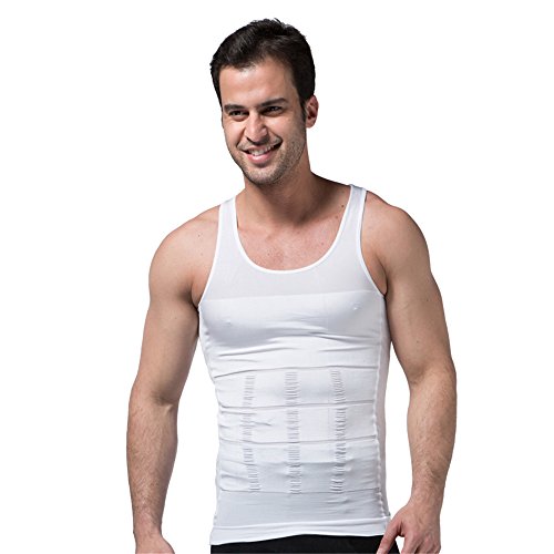 BaronHong gynécomastie Compression Chemise Homme Cacher Boobs Moobs enlever Les Hommes Shapewear