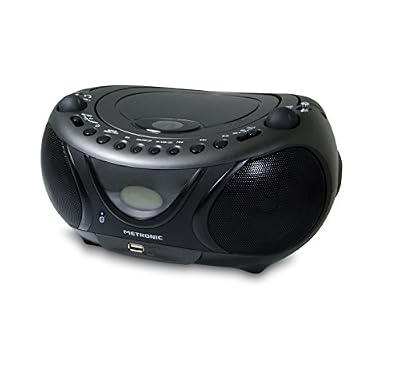 Metronic 477135 Radio / Lecteur CD / MP3 Portable Bluetooth avec Port USB - Noir