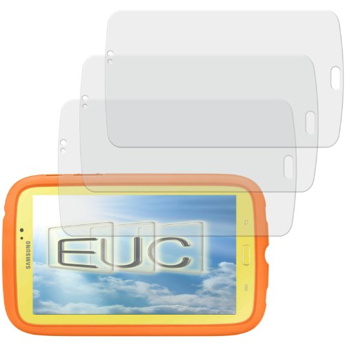 Preisvergleich Produktbild 3 x Displayschutzfolie matt / entspiegelnd für Samsung Galaxy Tab 3 Kids