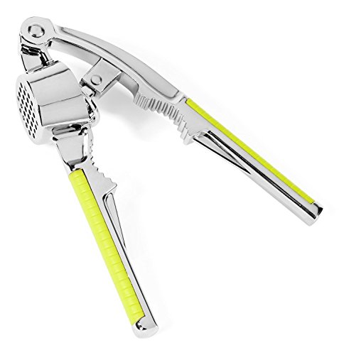 LMTECH Professionelle Knoblauchpresse Crusher Mincer und Nussknacker Edelstahl-Werkzeug