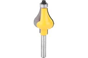 Artillery Fresa, Forma de calabaza Pasamanos Fresa 8 mm Vástago Carpintería Fresas Herramientas Vástago Pasamanos Borde de la mesa Juego de fresas