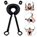Produktbild OdeJoy Sex Spielzeug 4 Für Paar Kissen SM Bondage Kit Sklave Handschellen Knöchel Manschette Öffnen Bein Erwachsene Ball Peitsche Kragen Fetisch Sex Toys Pillow Mit Handcuff Und Ankle (Schwarz, 1 PC)