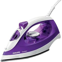 PHILIPS GC 1433/30 - Plancha de Vapor y Máximo Poder antiarrugas. 2000 W. Color Morado