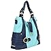 timi & leslie Hannah Pastel Changing Bag (Baby Blue/ Navy)