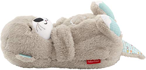 Fisher-Price Ma Loutre Calins Bonne Nuit peluche bébé appaisante avec battements de cœur, bruits de respiration et lumière, dès la naissance, FXC66 – Image 10