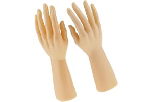 CUTEFLY 12' męski manekin prawa lewa ręka biżuteria bransoletka rękawiczki ekspozycja - 1 para - kolor skóry