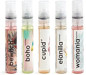 Perfume Sample/Tester/Trial Set For Women - Set Of 5, 12ml each