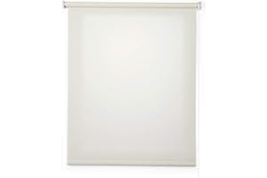 STORESDECO Estores Enrollables Translucidos para Ventanas y Puertas Estor Enrollable Traslucido Liso Cortinas translucidas para Salon Dormitorio Cocina Oficina ¡hasta 200cm de Ancho! Blanco Roto 200 x 250 cm