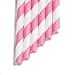 Produktbild 25 Stk. Papierstrohhalme - PINK