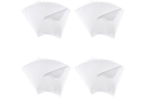 nbeads 100 Pcs Pochettes de Plastification A6, 100 Microns Pochettes De Plastification Thermique Film Feuilles De Protection Photo Feuilles pour Photos Et Affiches Enhance, 15.9x11cm