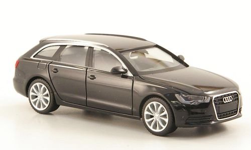Preisvergleich Produktbild Audi A6 Avant, schwarz, Modellauto, Fertigmodell, Herpa 1:87